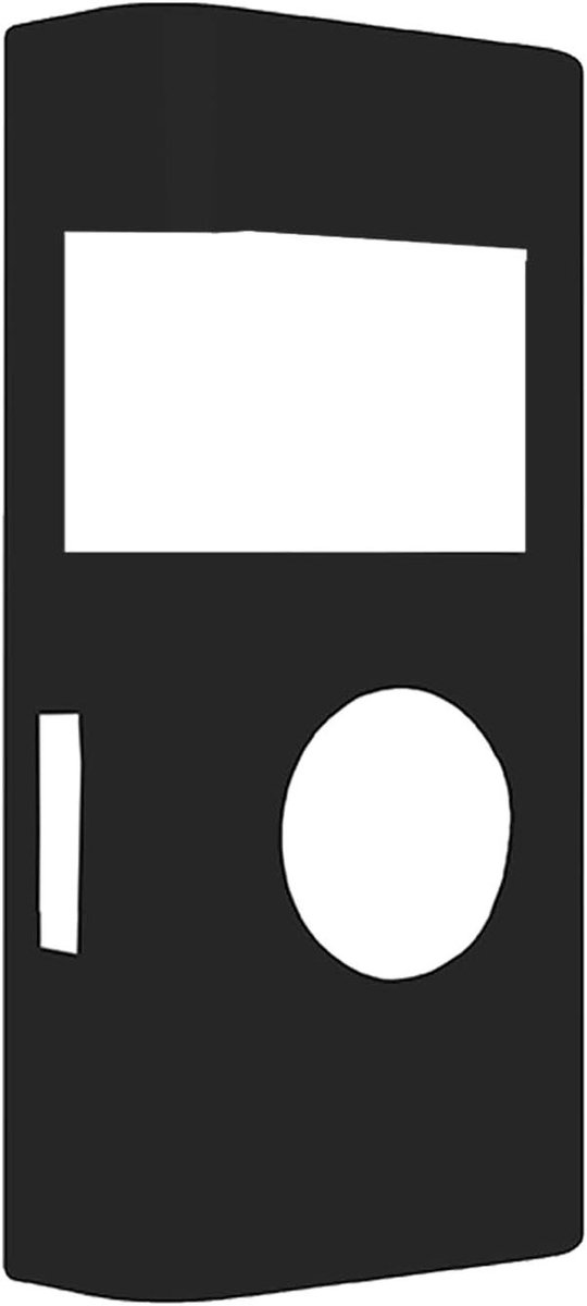 Deurbelhoes Beschermhoes - Camera Cover - Weerbestendige Beveiliging - Flexibel Siliconen Materiaal - 5x5x2 cm - Zwart