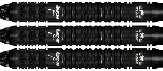 Bull's Kim Huybrechts E2 Full Black 90% - Soft Tip Dartpijlen van Bull's — afbeelding 3