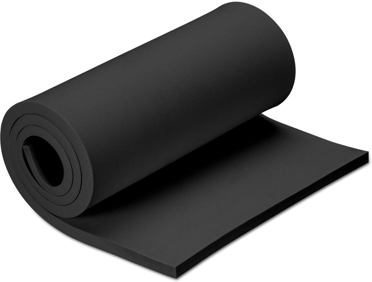 MEARCOOH 15 mm dikke zwarte EVA-schuimvellen voor rollenspel op rol, 35 cm x 99 cm, hoogwaardig EVA-schuim voor - ShopVlot