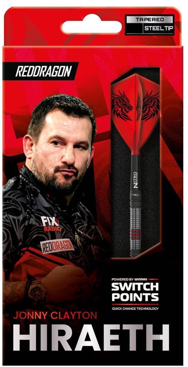Red Dragon Jonny Clayton Hiraeth Switch Point 90% - Dartpijlen van Red Dragon — afbeelding 4