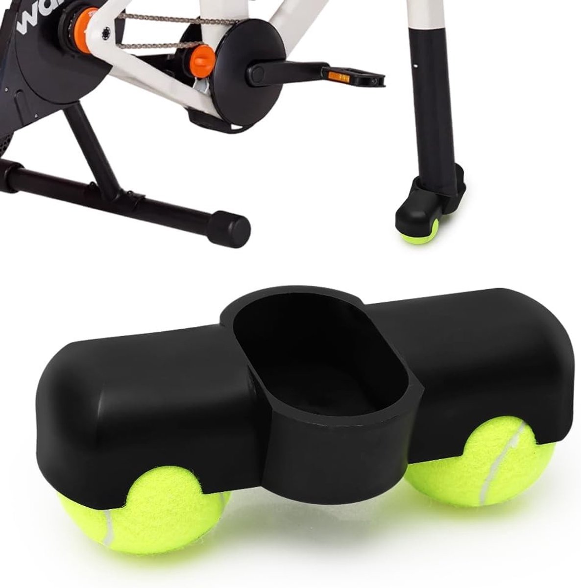 Rocker Plate Voeten, 1 Stuk Indoor Fietsen Tennisballen Voetadapter, Draagbare Rocker Platen Fietstrainer, Geschikt voor Zwift Rit en Indoor Training Accessoires