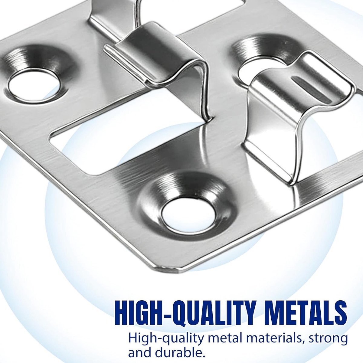 Bevestigingsclips voor WPC planken - 100 stuks roestvrij staal terrasclips, verborgen afstandhouders, terrasbevestiging voor composiet planken, spleet 3 mm, hoogte 7 mm (zilver)