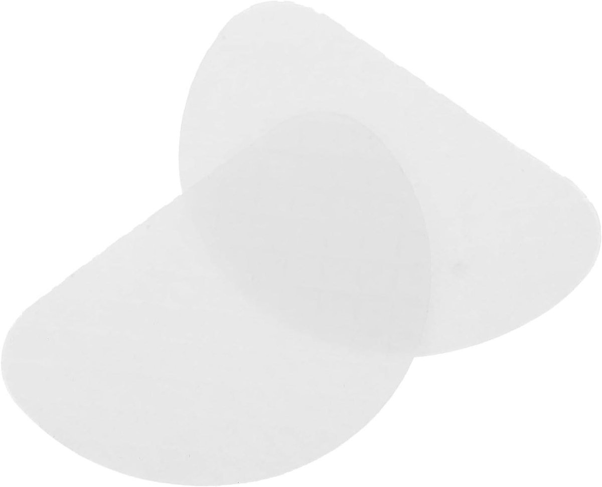 Schoenzoolbeschermers - Hielbeschermers Inlegzolen - Voorkom Uitglijden - Zelfklevend Grip - 9 x 6 cm - Transparant