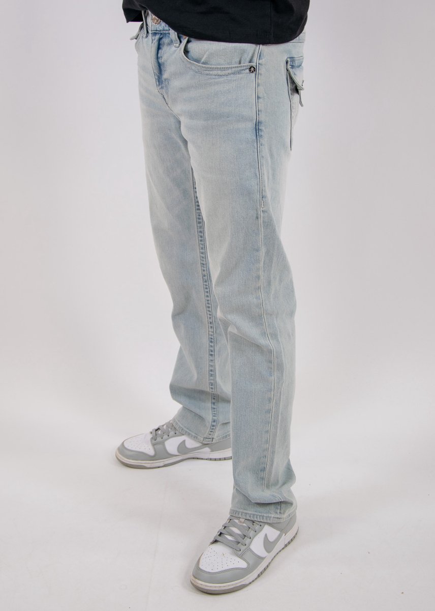 True religion ricky sn flap 34 in - IXGL DROVER LIGHT WASH