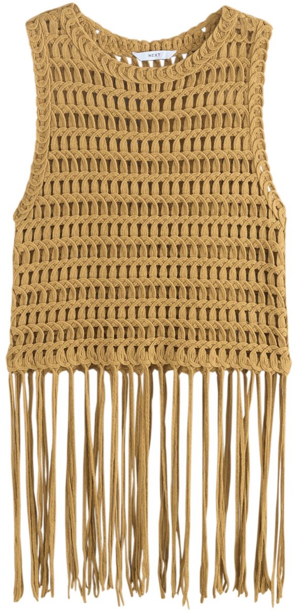 Next - Dames - Gebreide tanktop - Bruin