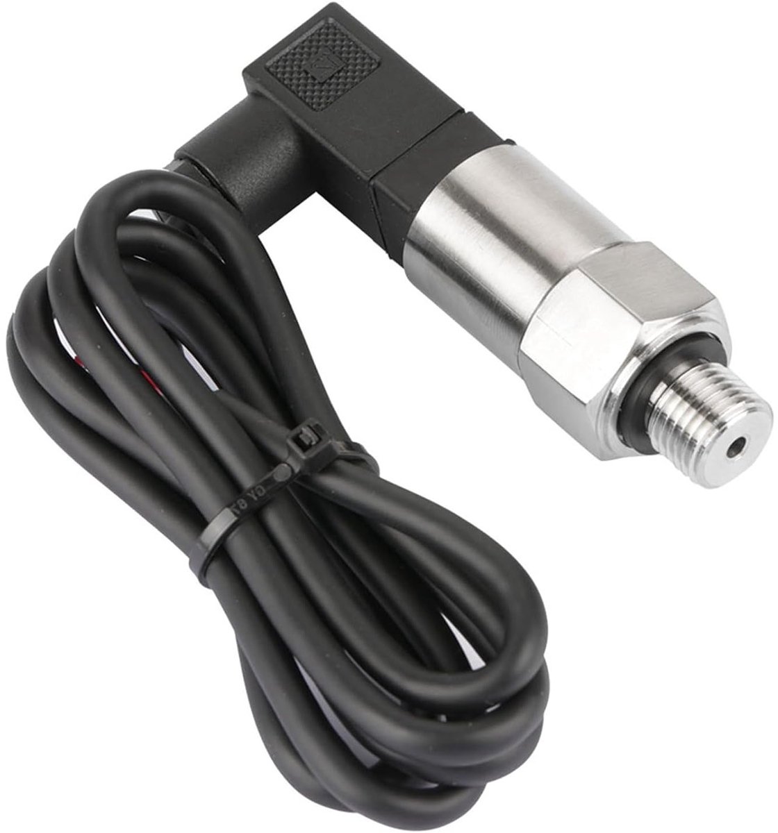 Waterdruk omvormer met 4-20mA uitgang, G1/4" Siliconen druktransmitter voor vloeistoffen en gassen (0-0.5MPA)