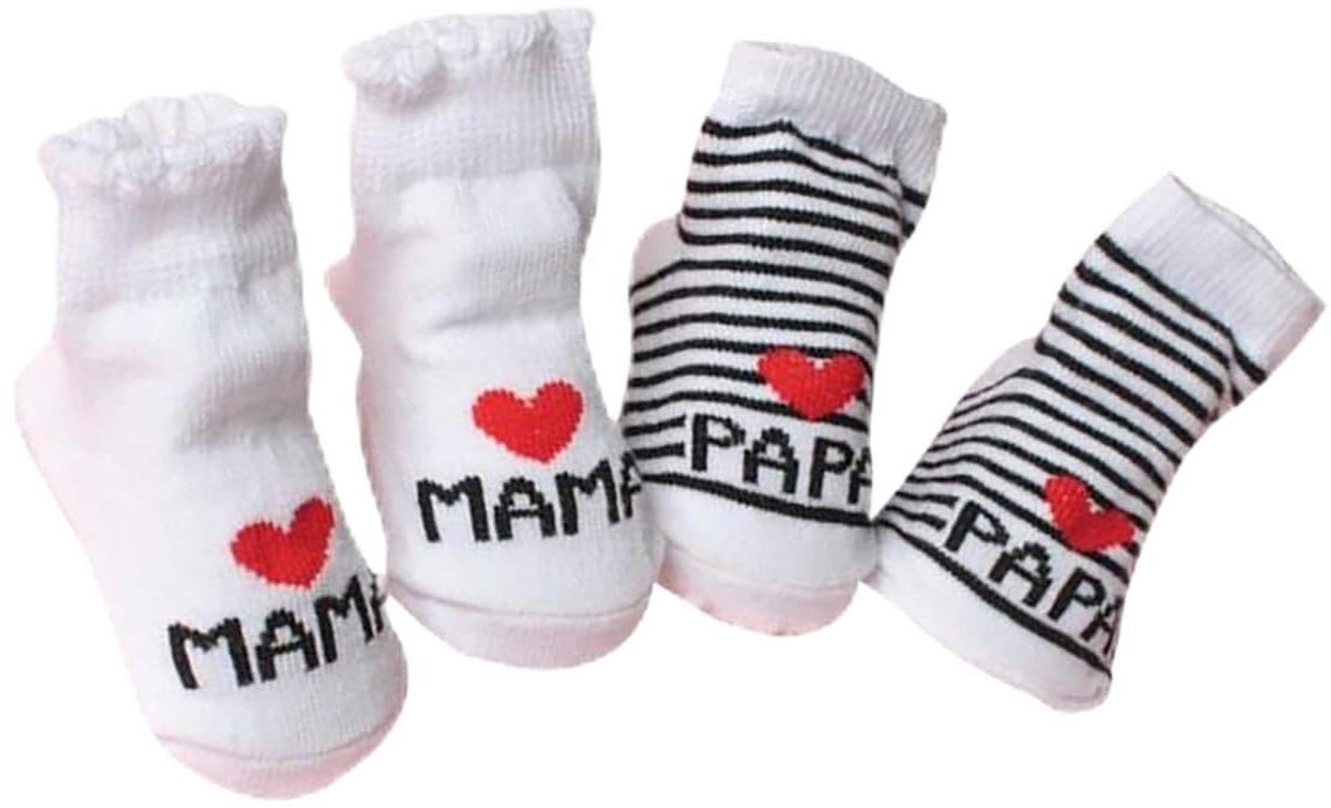 Dailygoods - Schattige Katoenen Babysokken - Antislip voor Pasgeborenen