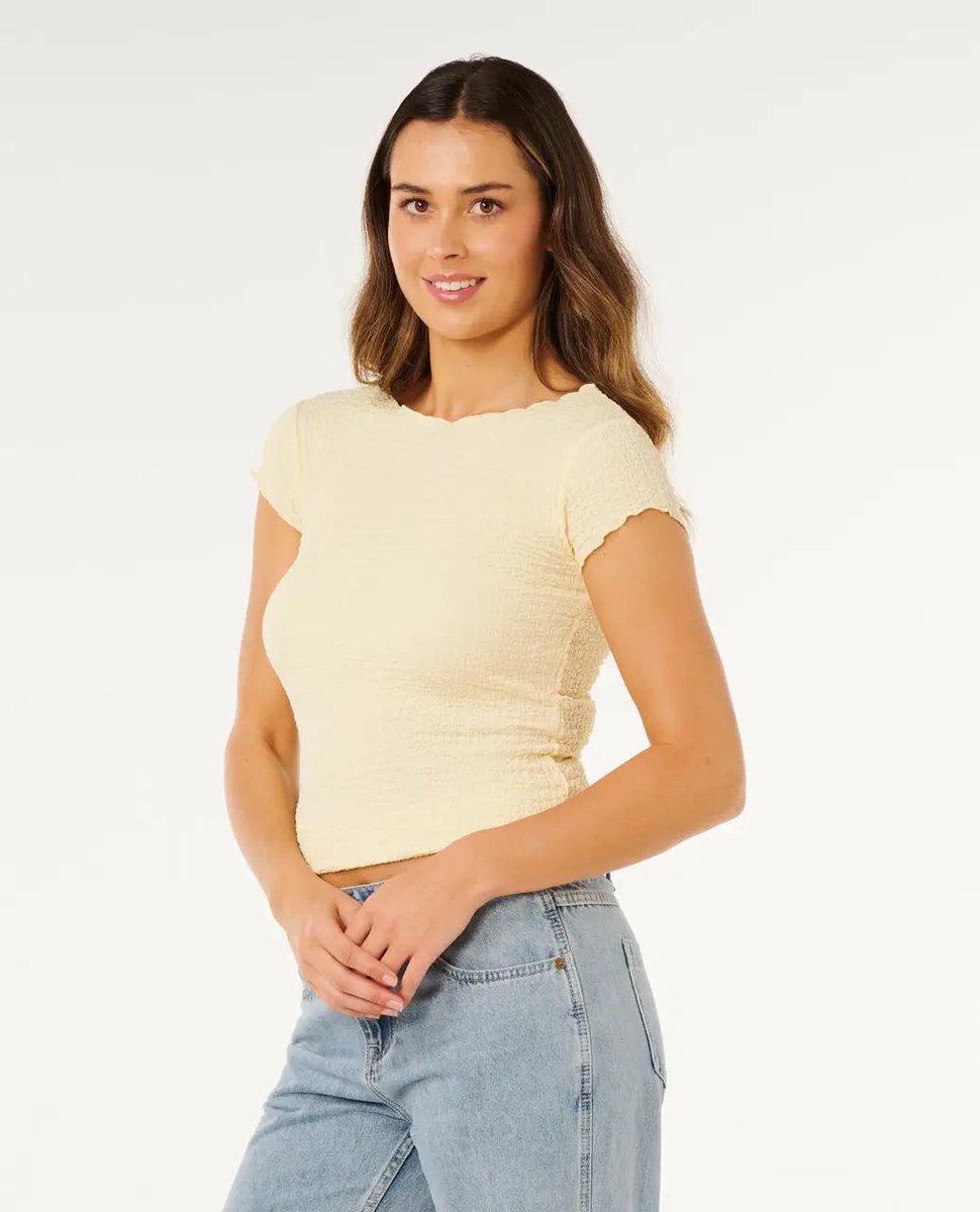 Rip Curl Coastal SS TOP Pastel Beige
