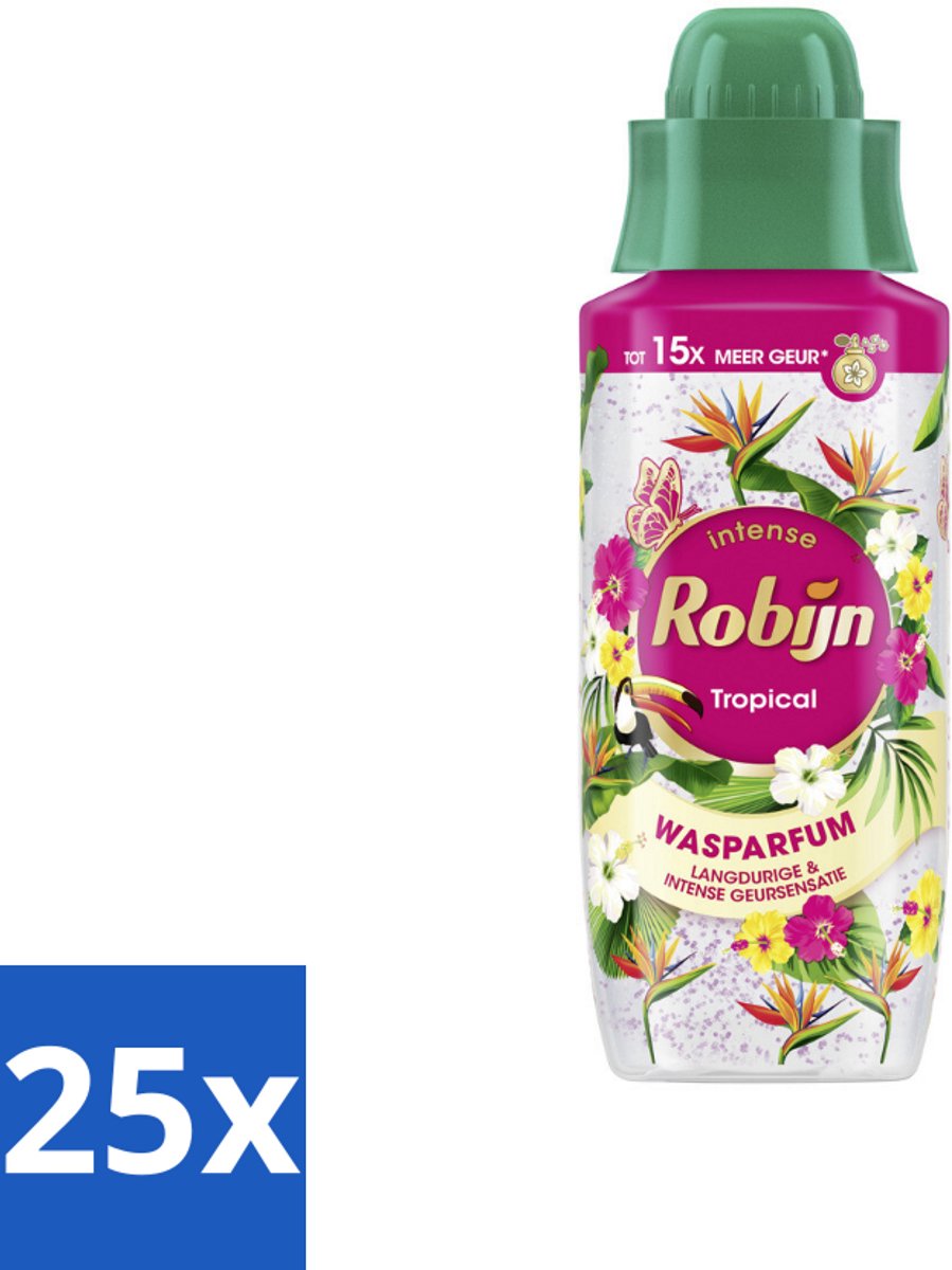 25 x Robijn – Wasparfum – Tropical – 342 ml - Koffie - Koffiezetapparaat - Koffiezetapparaat