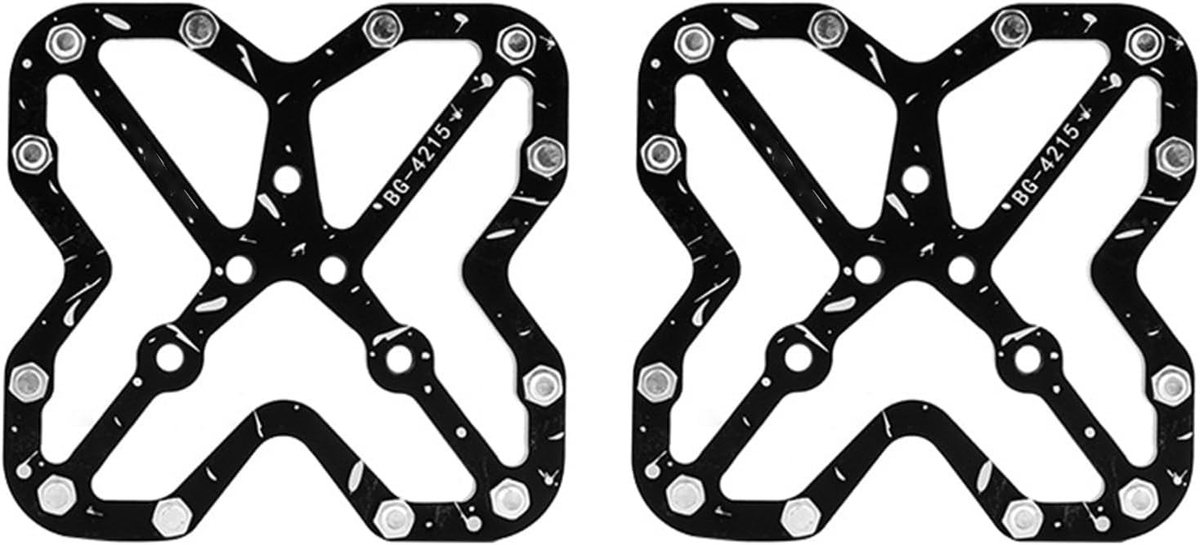 Fiets Pedalen 9 x 8.5 cm - Antislip Platform Pedalenset, Snelontgrendelbare Aluminium Fietsaccessoires voor Mountainbikes