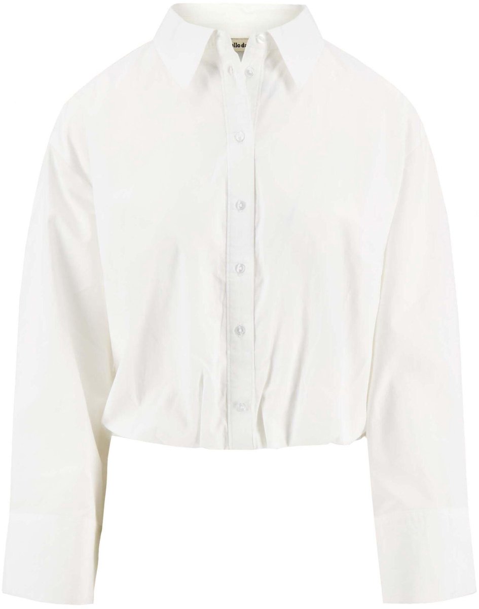 Zusss Blouse Ballon Blouse Lm 0309 0065 1007 Off White Dames Maat - M