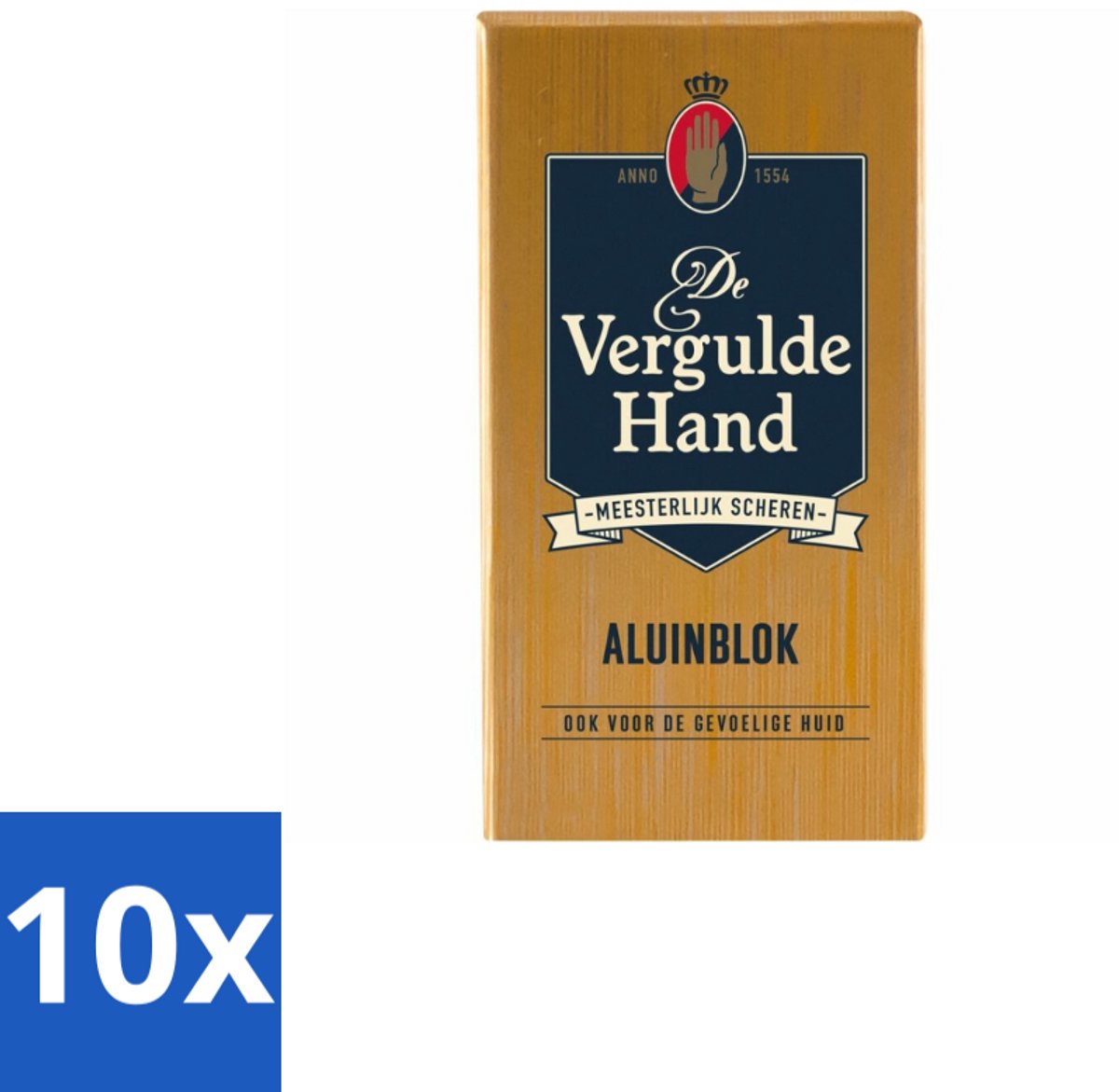 10 x Vergulde Hand - Aluinblok - 75gr - Koffiezetapparaat