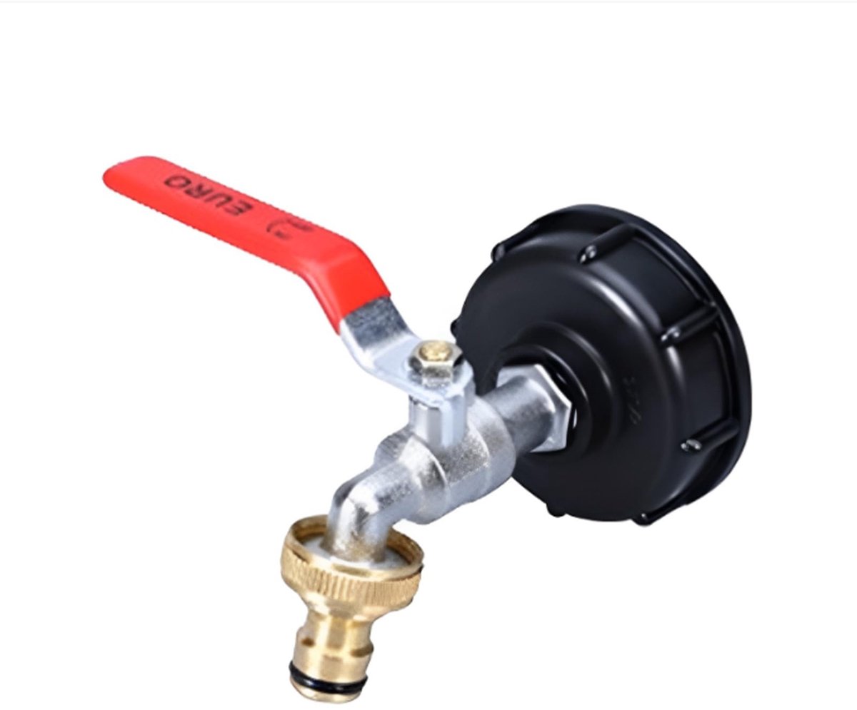 Elzusha - Lekvrije IBC Tank Tap Adapter voor Tuin en Watergebruik