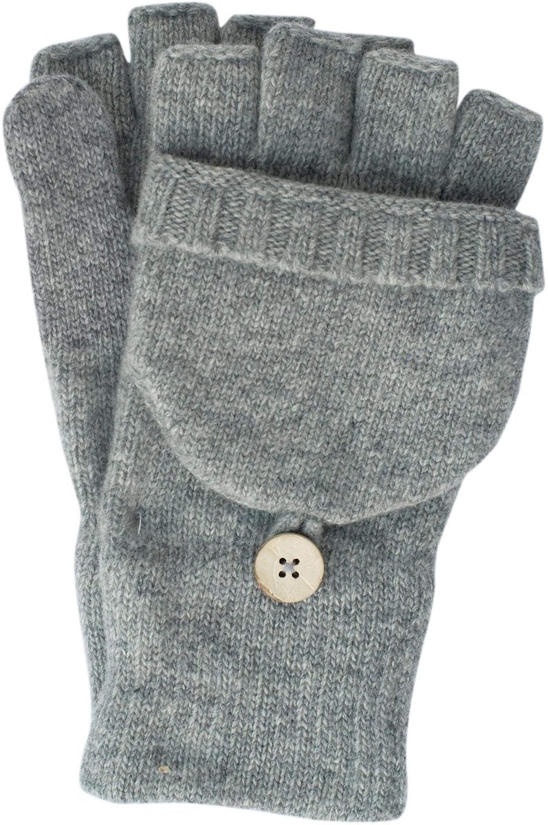 Elzusha - Merino Wol Handschoenen met Flap voor Dames en Heren