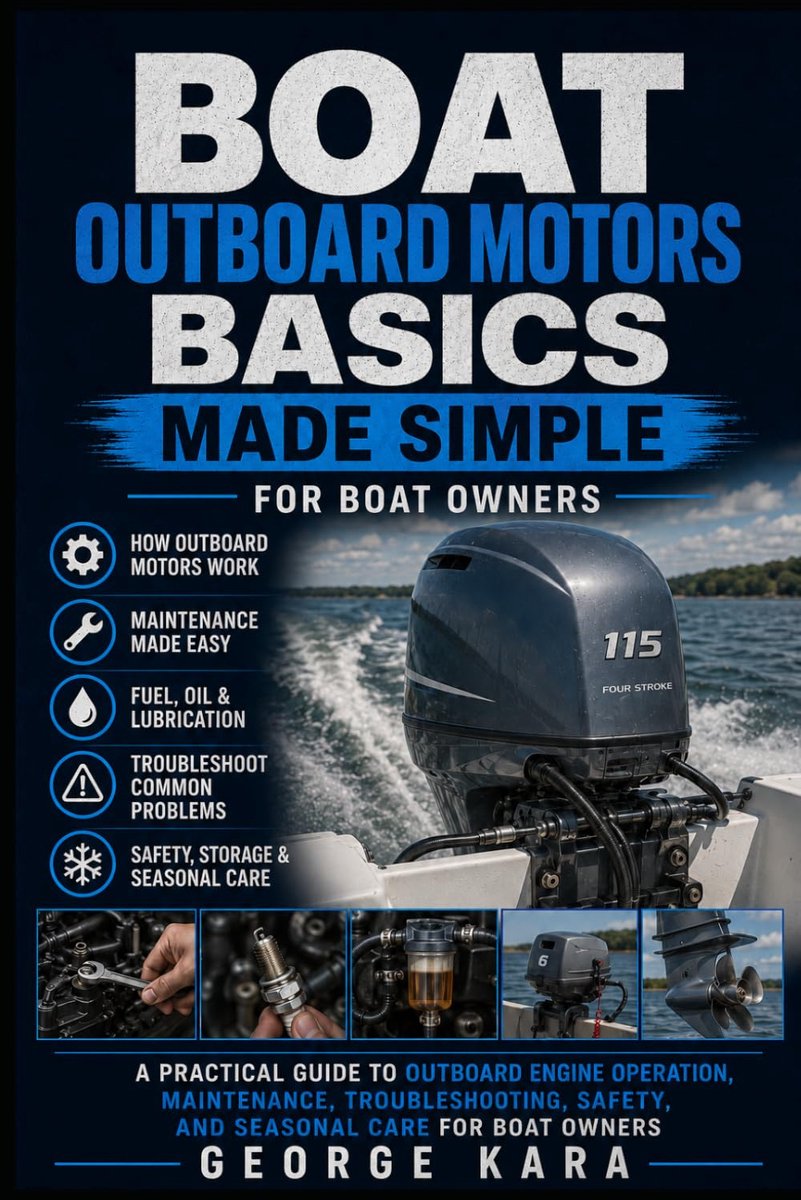 Boat Outboard Motors Basics Made Simple: A Practical Guide to Outboard Engine Operation, Maintenance, Troubleshooting - ShopVlot