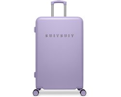 SUITSUIT Koffer 75 × 49 × 29 cm - Reiskoffer - Koffer groot - 93L - TSA Slot - Evolution - Lovely Lilac