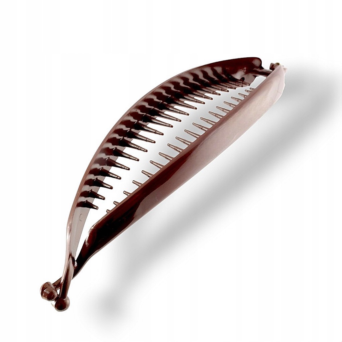 Shogun Bananen Haarclip - Bruin Plastic