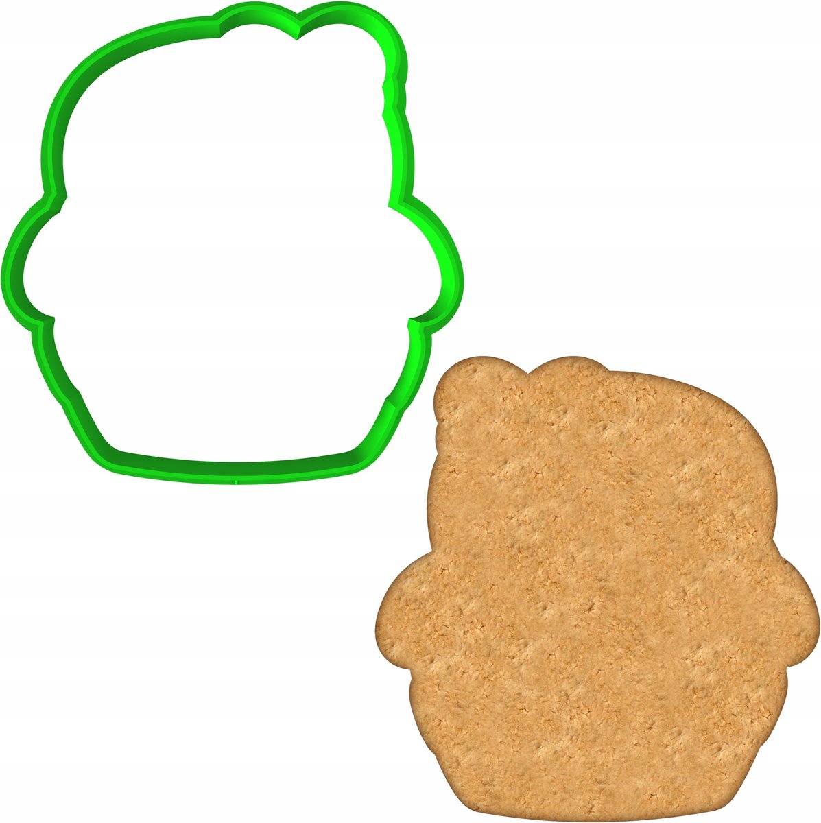 Paas Koekjesvorm - Mandje 8cm - Koekjes & Koekjesvormpjes