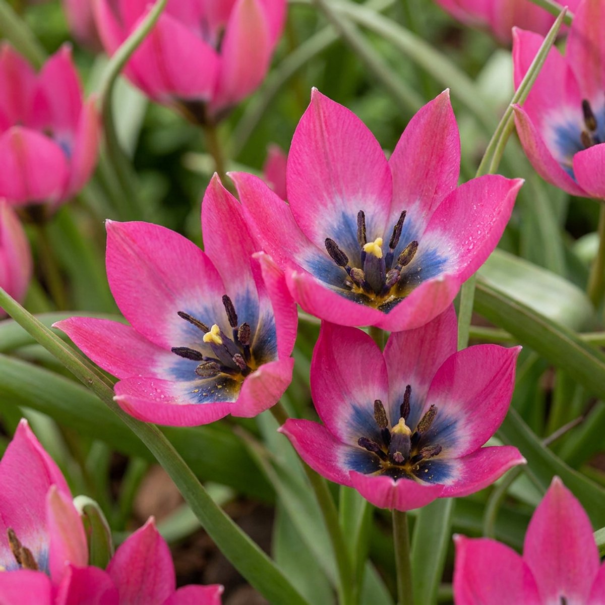 Green boutiQ - 200x Tulipa Klein Schoon - Tulipa Little Beauty - Roze - Voorjaarsbloeier - Bolmaat 6/+