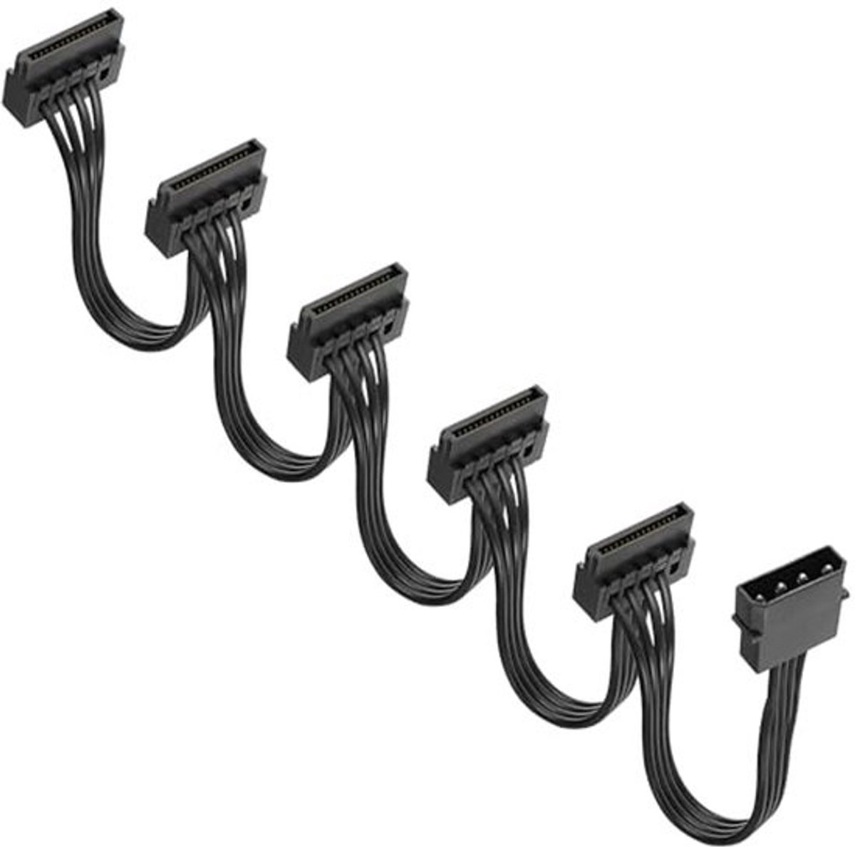 4-Pins IDE naar SATA Stroomkabel - Splitter Voeding Verlengkabel voor PC en Server
