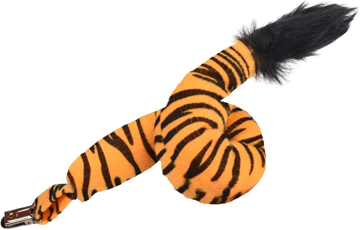 Pluche Staart Kostuumaccessoires voor Tijger, Luipaard en Koe voor Halloween en Cosplay Feesten
