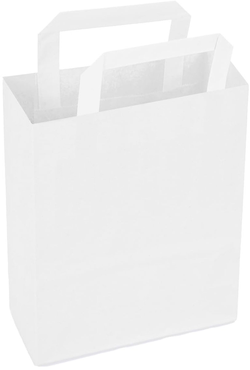 Elzusha - Kraft Papier Draagtas - 250 Stuks voor Cadeaus en Winkels