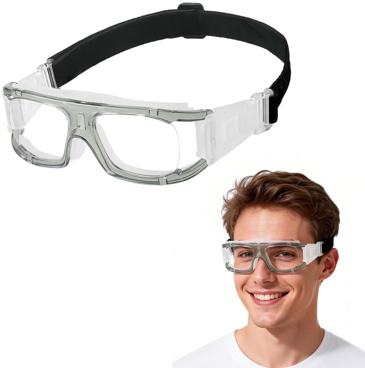 Elzusha - Sportbril met UV Bescherming voor Actieve Sporters