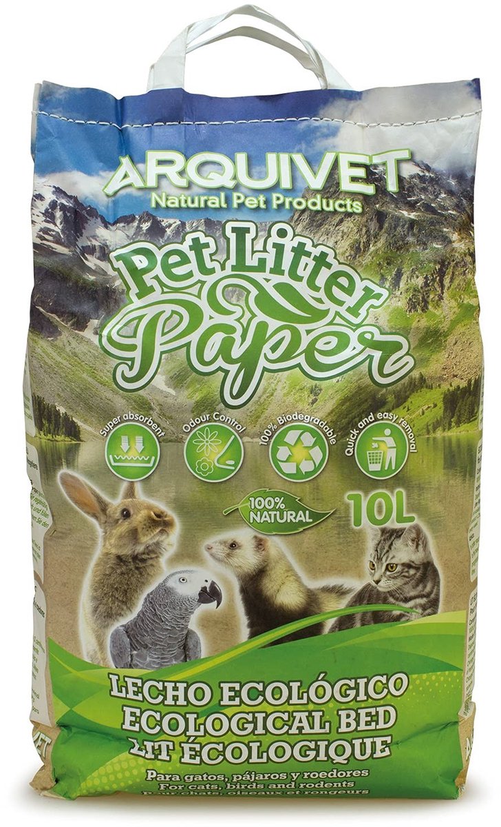 Elzusha - Biologisch Afbreekbaar Kattenbakpapier 10L