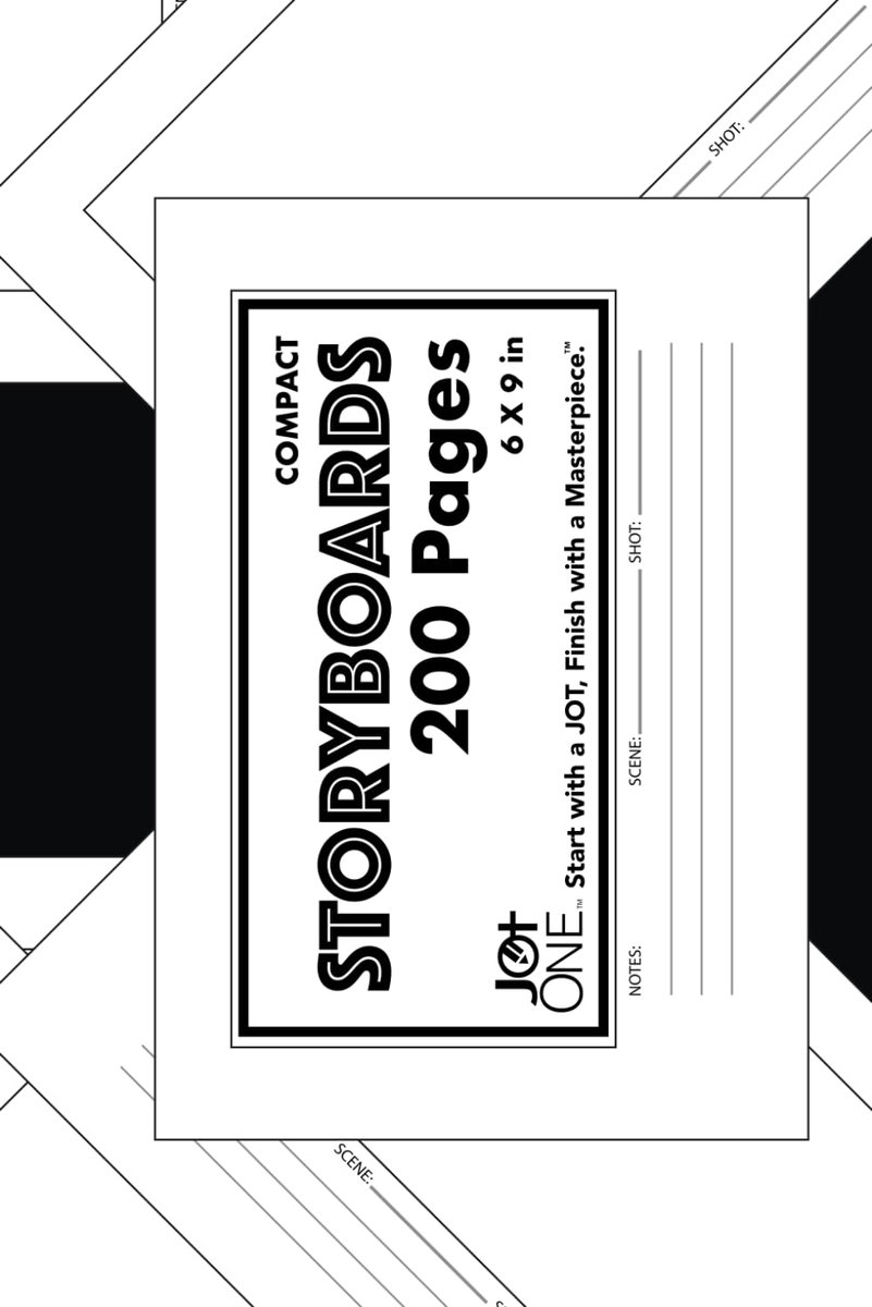 WIDE Frame Storyboard Notebook – 6x9, 200 Pages: Compact For Carry - ShopVlot