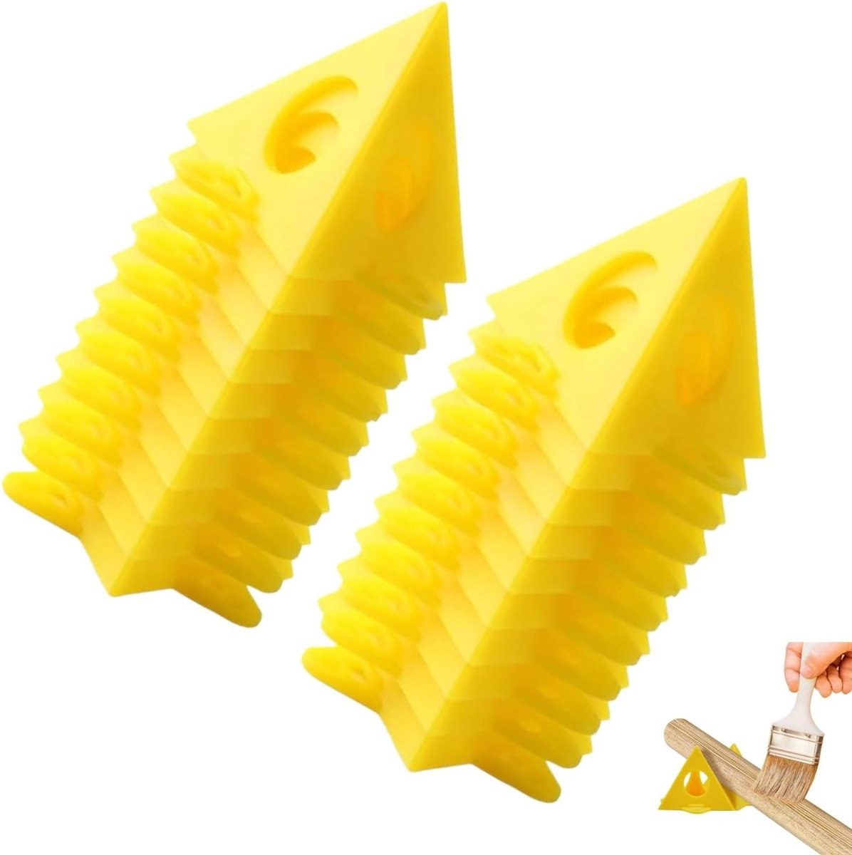 Piramidestandaard voor Schilderen - 20 Stuks, Kleurstandaard voor Doeken, Mini Kegelvormige Steun, Ideaal voor Houtbewerking en Creatieve Projecten