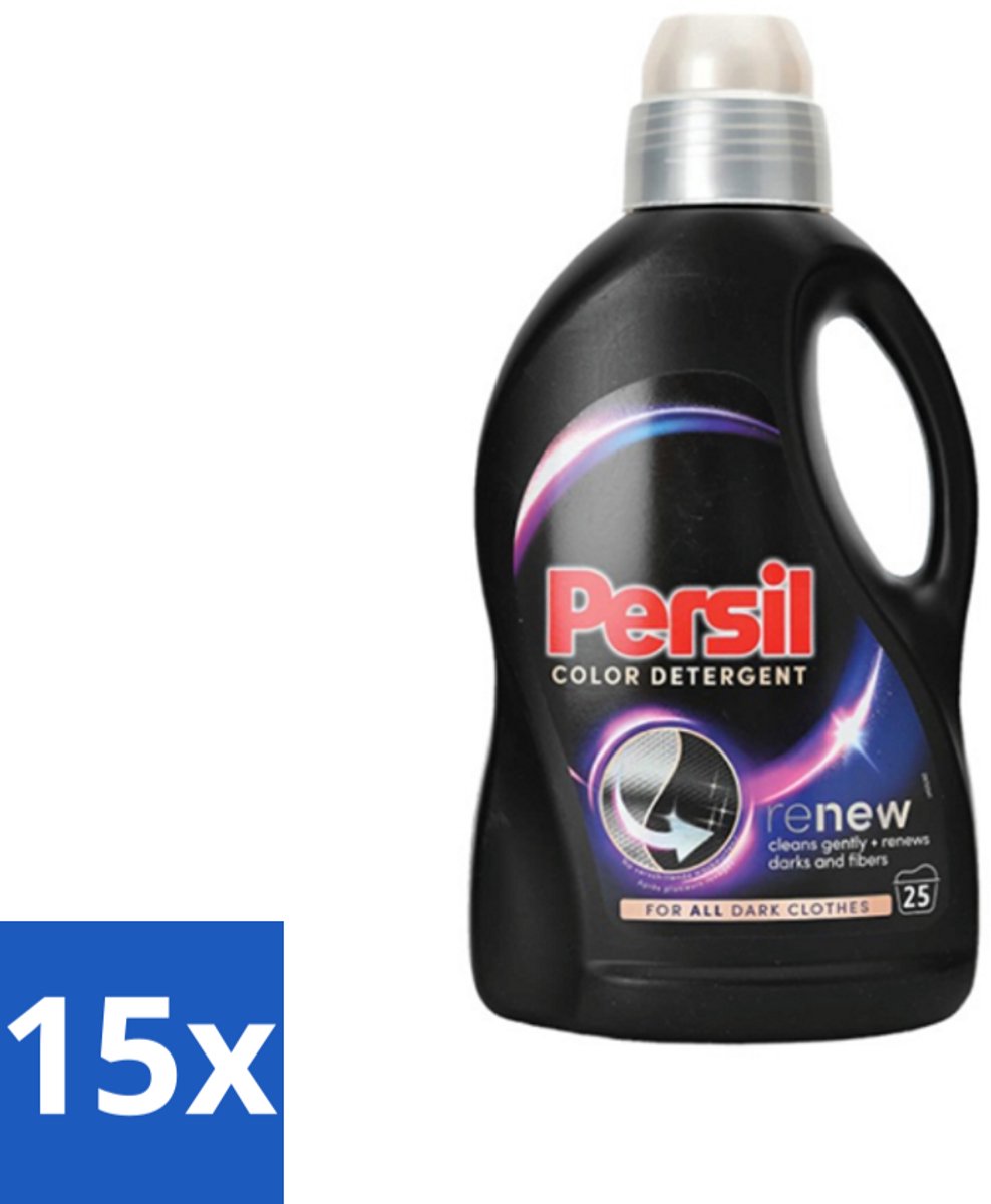 Persil Color Detergent - Vloeibaar Wasmiddel - Donkere Was - 25 Wasbeurten - Bulkverpakking - 15 stuks