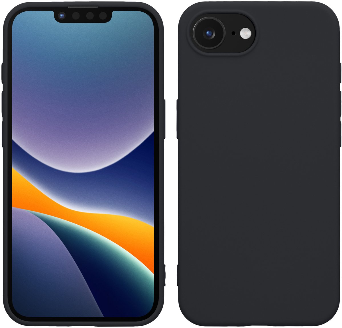 kwmobile telefoonhoesje geschikt voor Apple iPhone 17e / iPhone 16e - Hoesje voor smartphone - Back cover in bosbesblauw