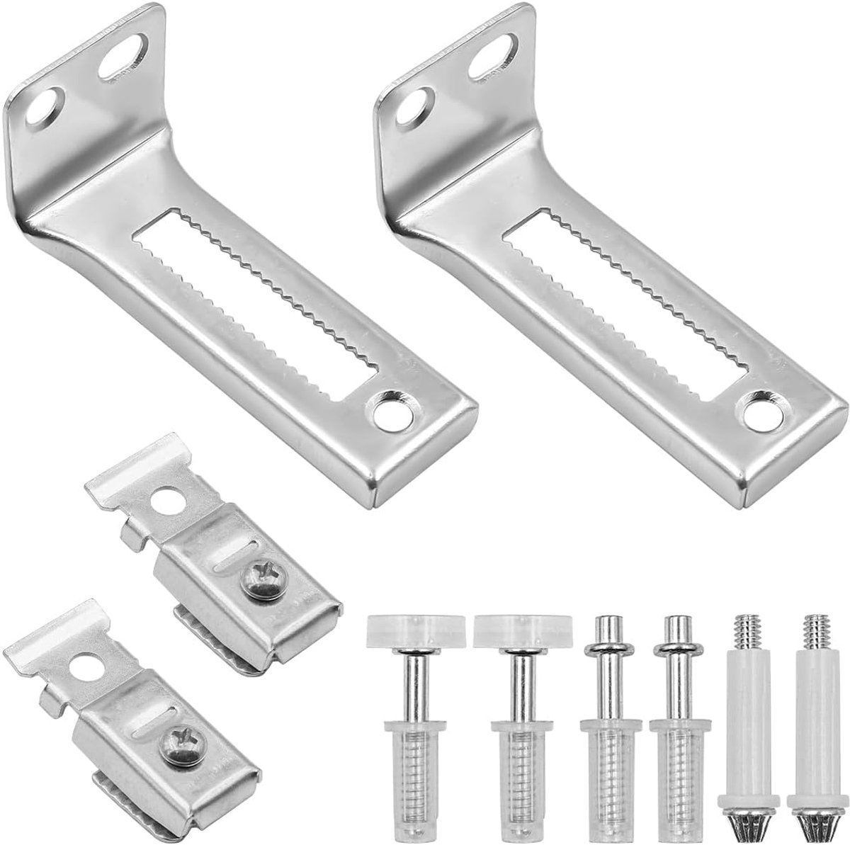 2 Set Bi-Fold Deur Hardware Reparatie Kit Inclusief Top en Bottom Pivots Guide Wheel voor Reparatie Vouwdeur - ShopVlot
