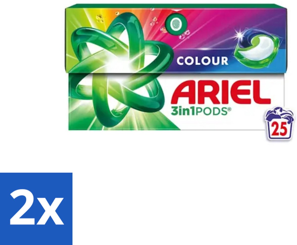 Ariel – Pods 3in1 – Color – 500 g – 25 wasbeurten - Voordeelverpakking - 2 stuks
