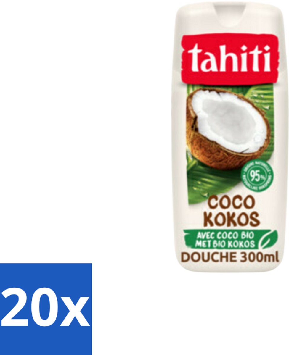 Tahiti – Douchegel – Coco - 315 ml - Bulkverpakking - 20 stuks