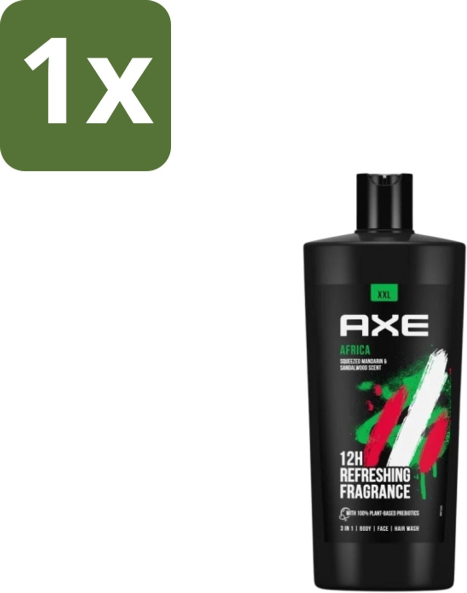 1 x AXE – Douchegel – Africa – 700 ml - Douchegel - Douchegel Africa - Douchegel Voor Mannen - Douchegel Warm - Douchegel Kruidig