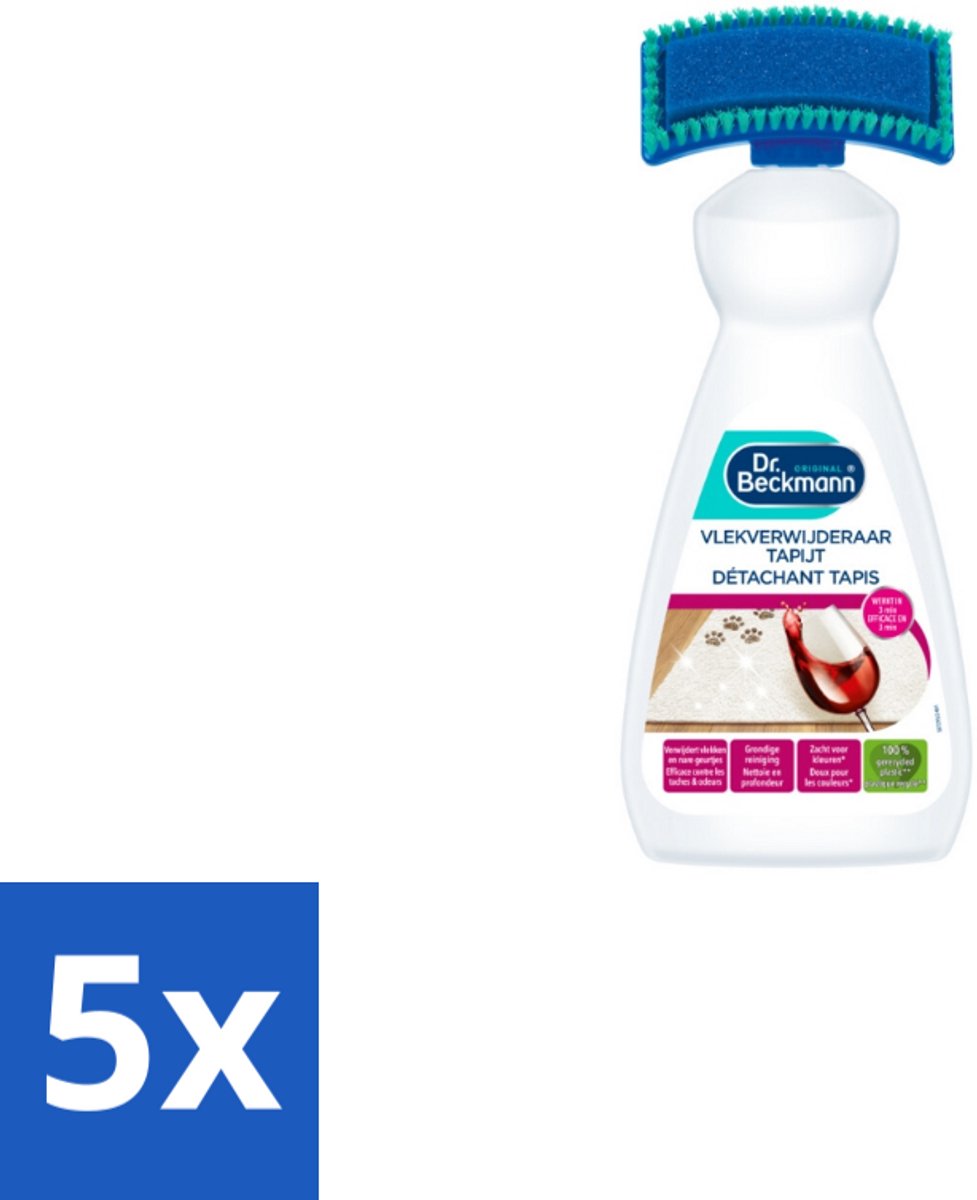 Dr. Beckmann – Vlekkenverwijderaar – Tapijt - 650 ml - Bulkverpakking - 5 stuks