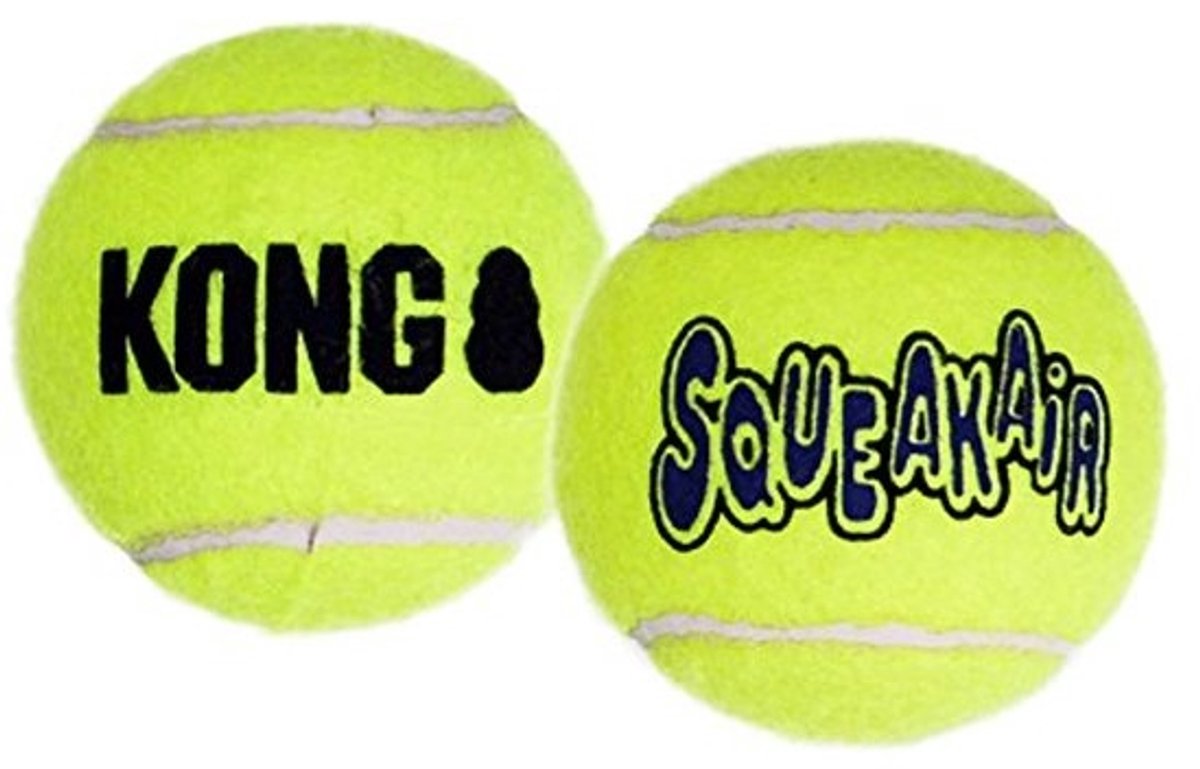 Tennisballen voor Honden - Piepende Speelgoed Ballen, Tandvriendelijk, Verpakking van 3 voor Kleine Honden