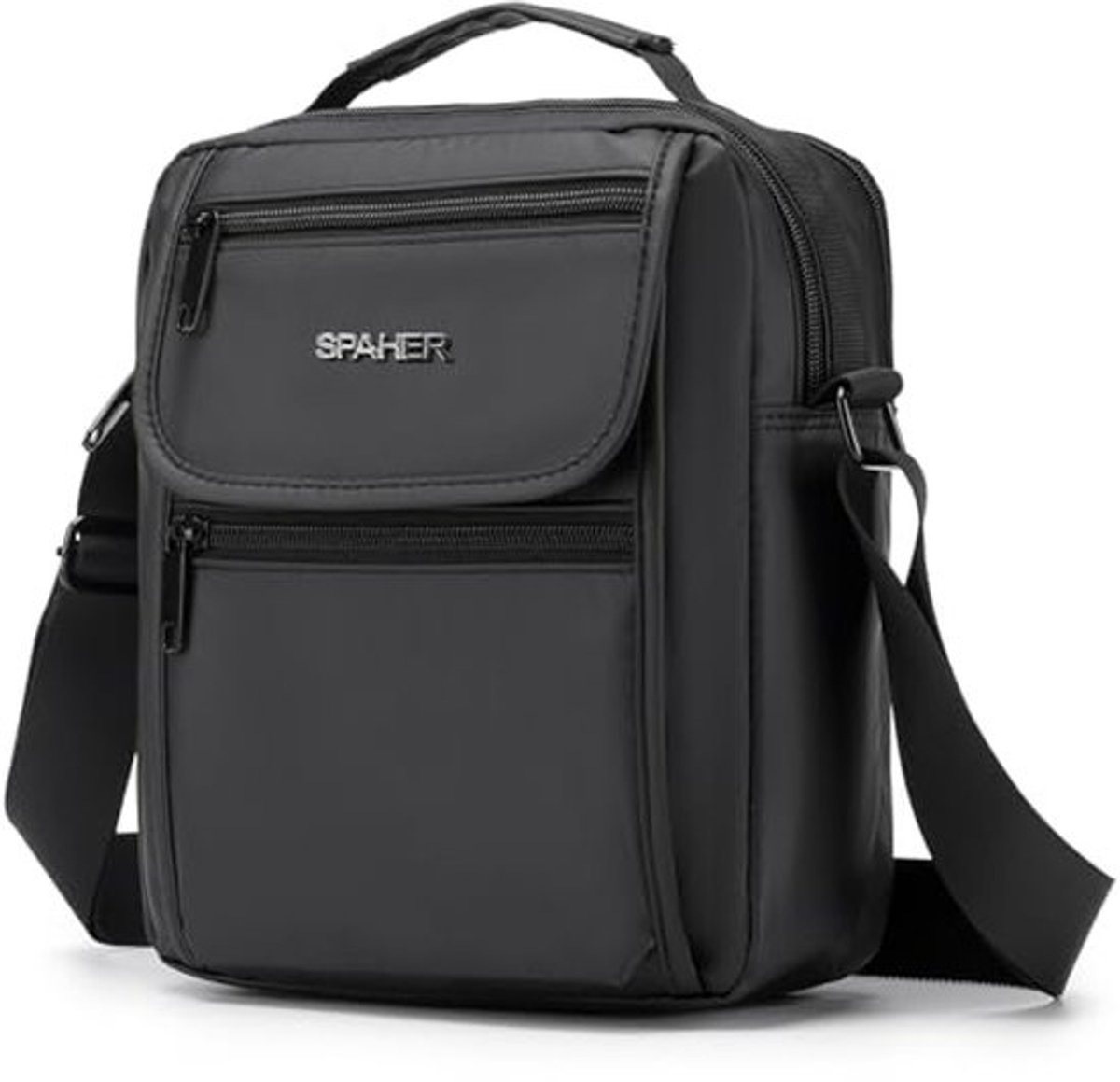 Lichte Schoudertas voor Mannen - Multifunctionele Crossbody Tas voor iPad en Dagelijks Gebruik
