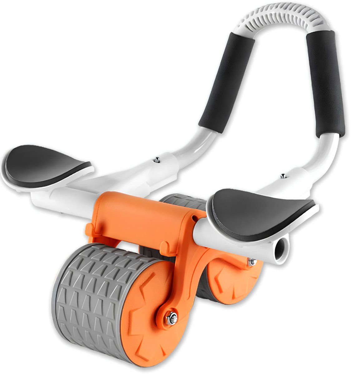 Lìon® Ab Roller - Buikspiertrainers - Ab Wheel - Oranje - 42cm x 40cm x 17cm