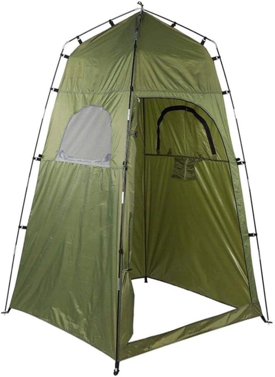 Klarven® Douchetent - Camping Douche - Douchezak - Groen - 120cm x 120cm x 195cm