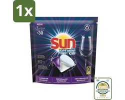 1 x Sun Optimum - All-in-1 - Vaatwasmiddel - Capsules - Maandbox - 30 Capsules- Vaatwasmiddel - Vaatwasmiddel Capsule - Vaatwasmiddel All-in-1 - Vaatwasmiddel Voor Vaatwasser - Vaatwasmiddel Met Spoelglans
