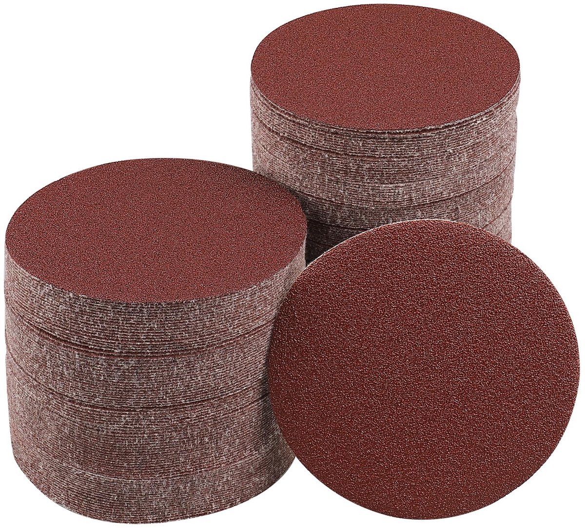 Elzusha - Schuurpapier, 100 Stuks, Korrel 40, 125 mm