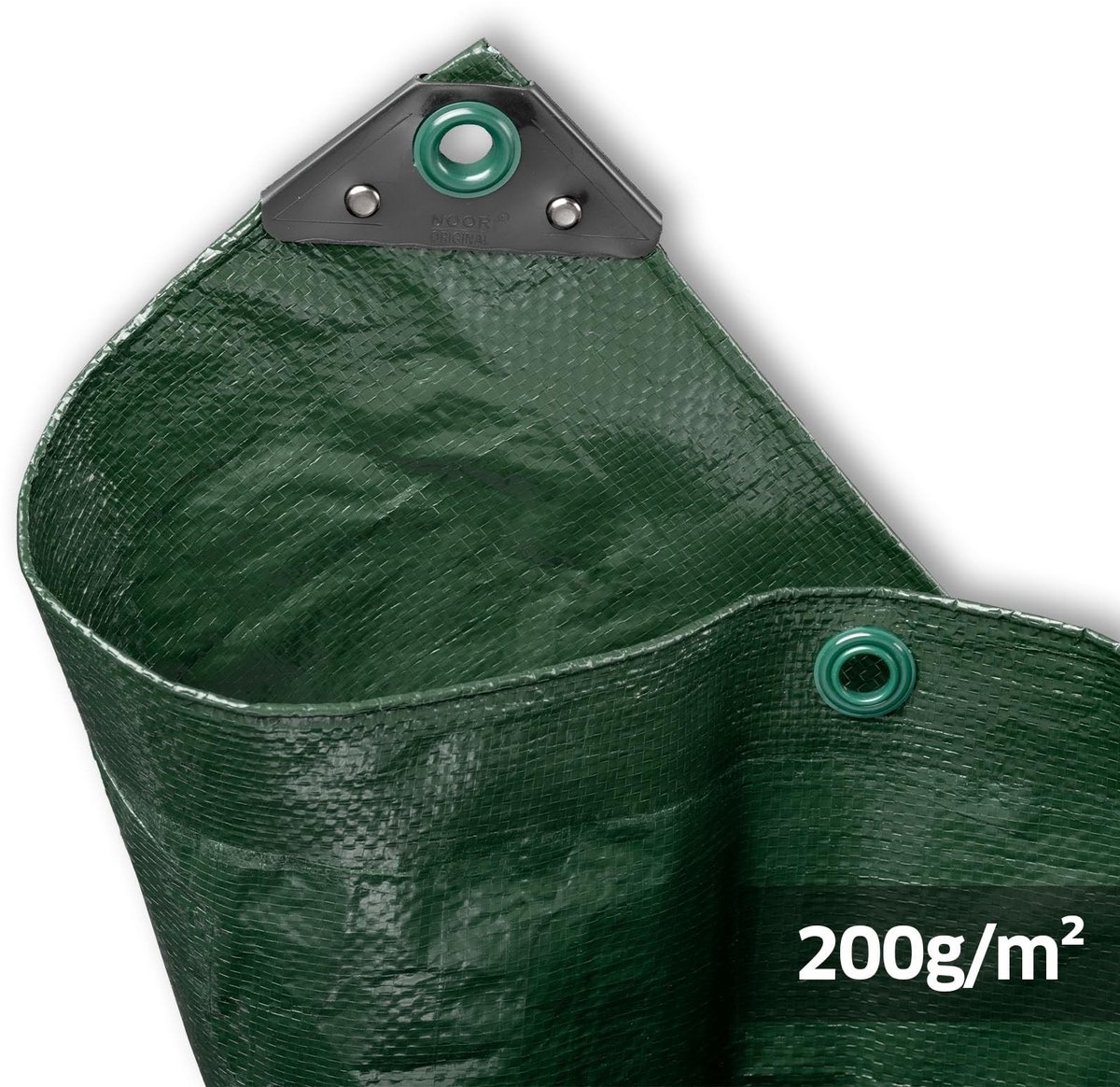 Elzusha - Multifunctionele Tarpaulin - 200 g/m² - 3 x 6 m Groen