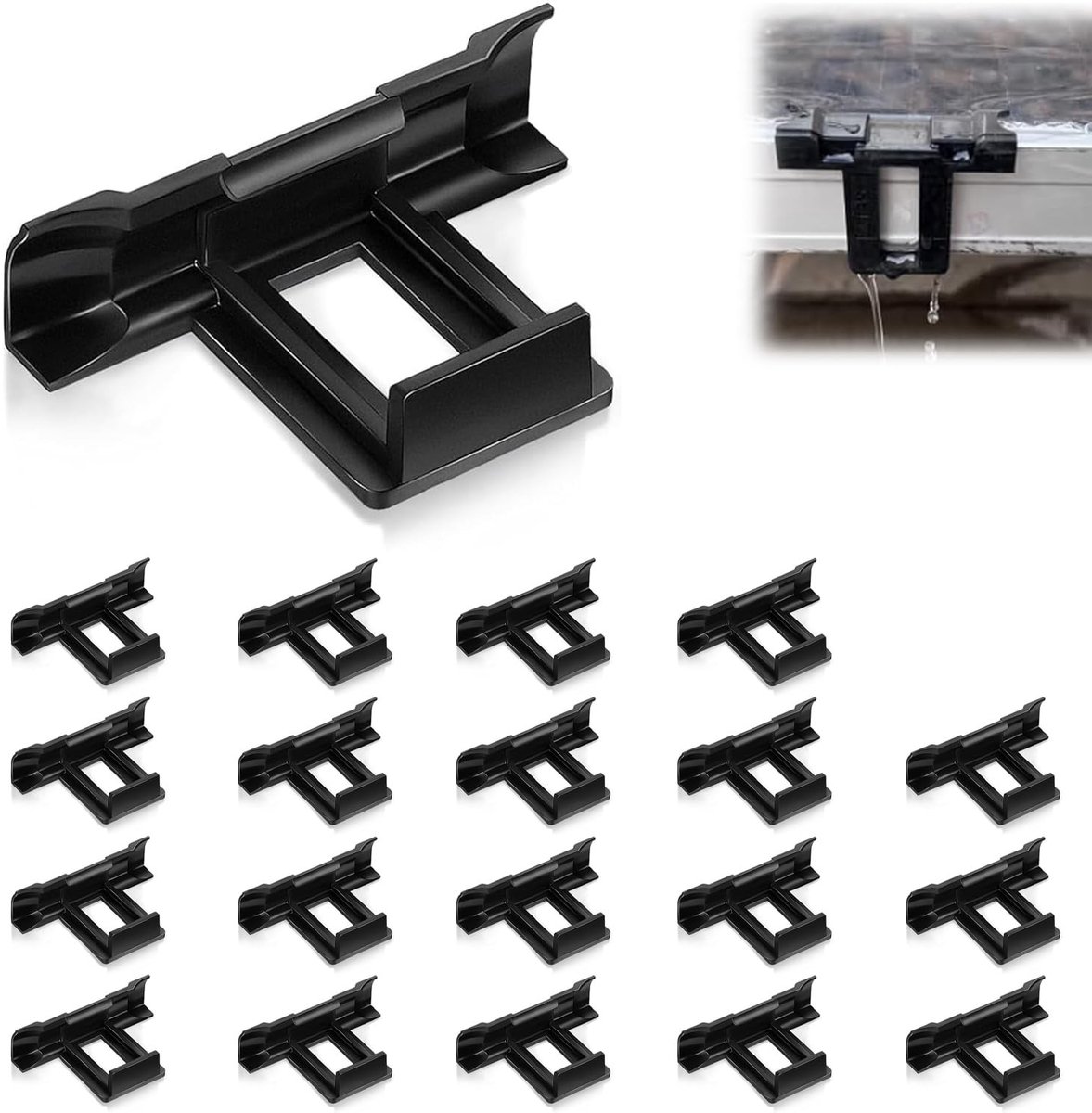 Elzusha - 20 Stuks Waterafvoer Clips voor Zonnepanelen