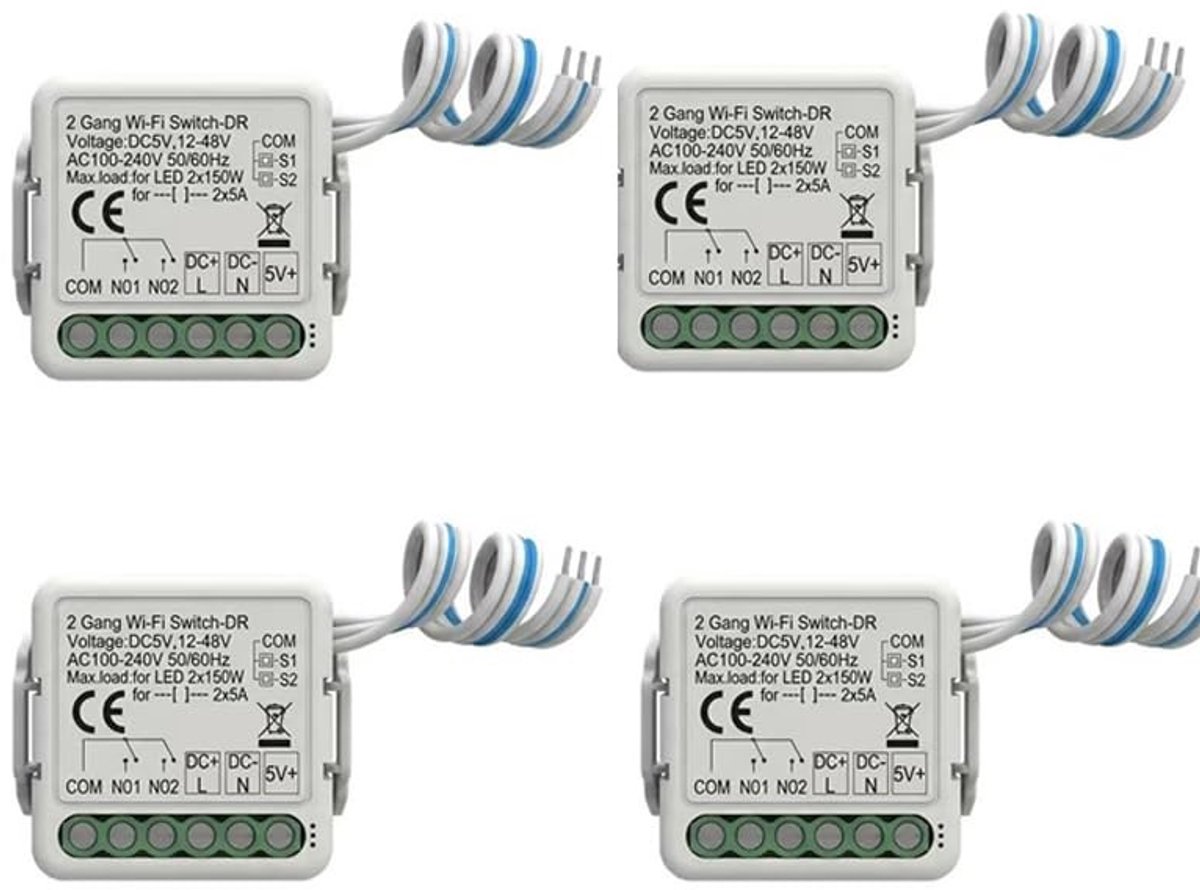 Solidchoice - Mini Smart WiFi Schakelaar voor Smart Home