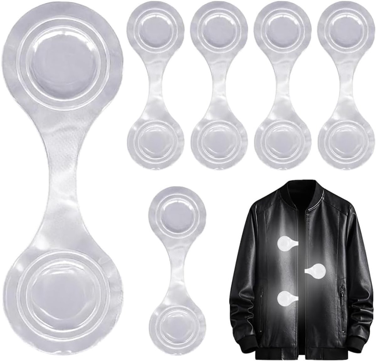 Set van 6 Reflecterende Magneten voor Kinderen - Veiligheidsreflectoren voor Rugzakken, Kleding en Fietsen - Ideaal voor Joggen en Buitenactiviteiten