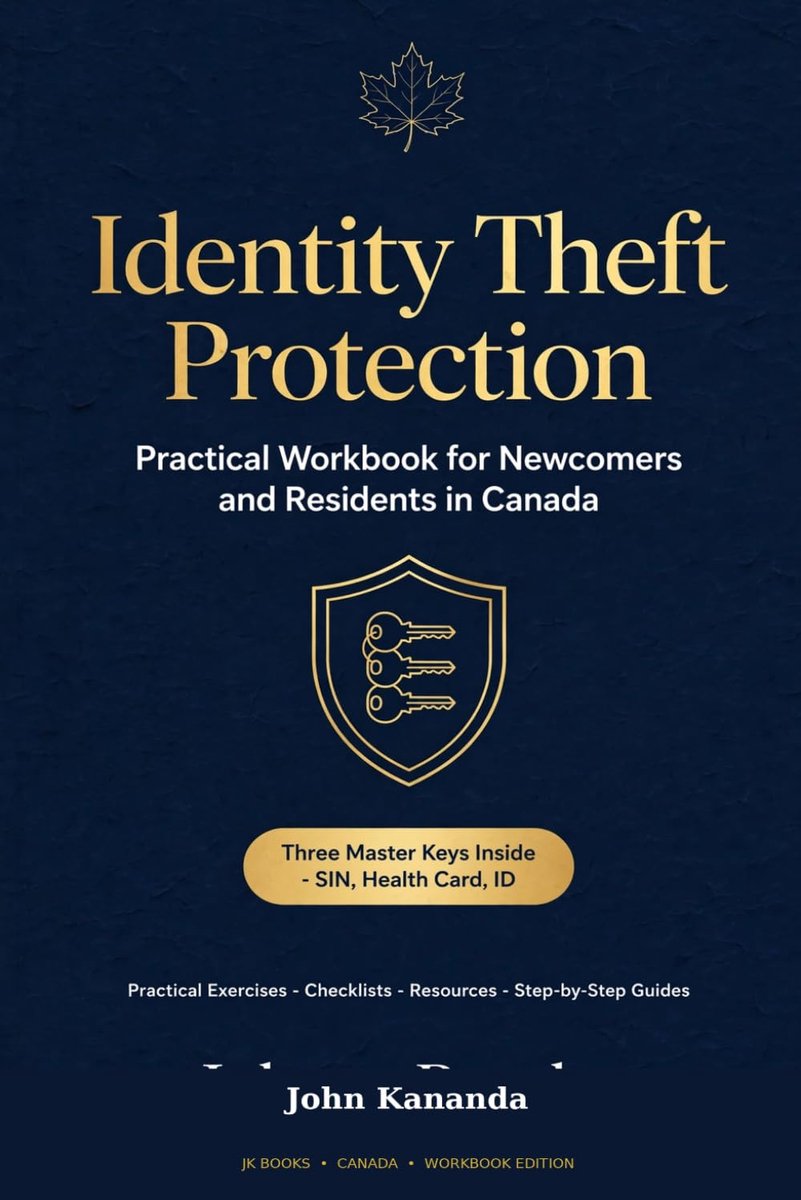 IDENTITY THEFT PROTECTION The Digital Shield for New Canadians: A Workbook to Protect Your SIN, Credit Score, and - ShopVlot