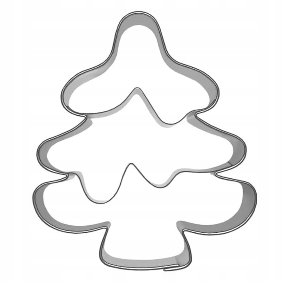 Koekjesvorm Kerstboom 7,5 cm - Unieke Kerstkoekjes