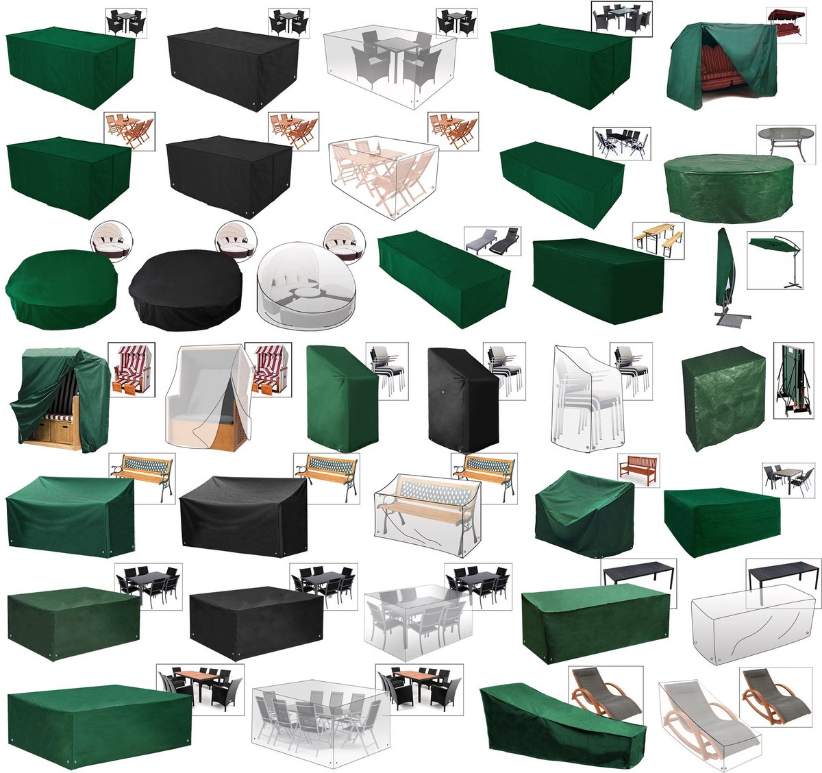 WOLTU scheurvaste beschermhoes, waterdichte tuinmeubelhoes voor meubels 242x162x100cm, transparant - ShopVlot